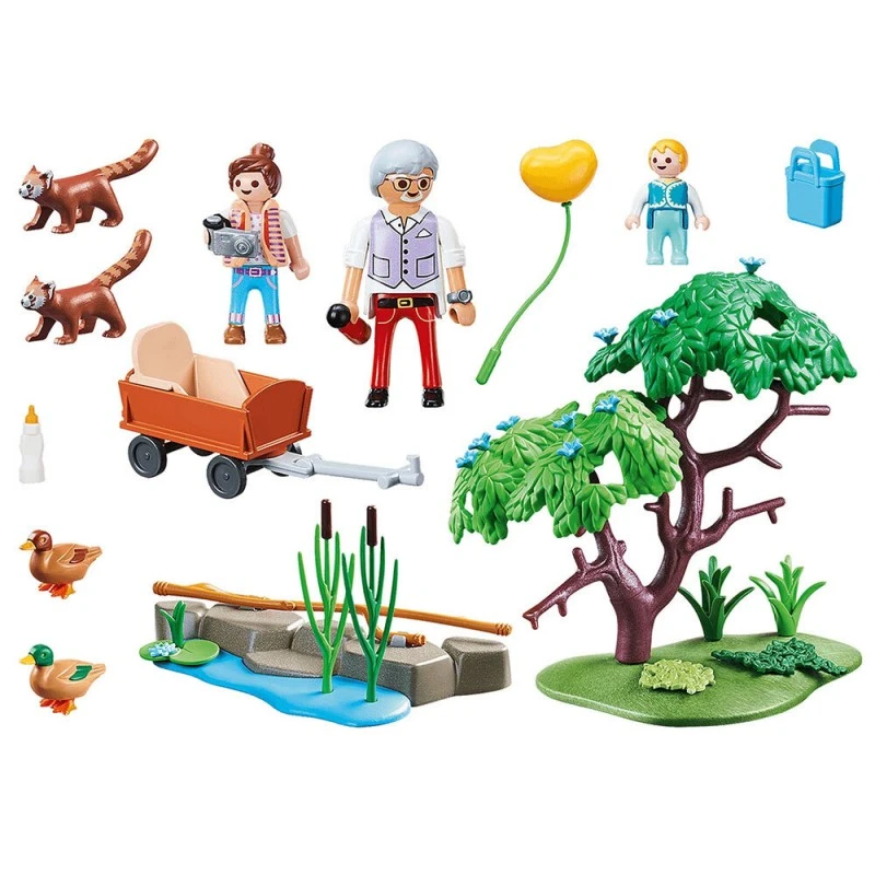 Playmobil Кът на червената панда, Red Panda Habitat, 70344